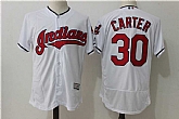 Cleveland Indians #30 Joe Carter White Flexbase Jersey,baseball caps,new era cap wholesale,wholesale hats